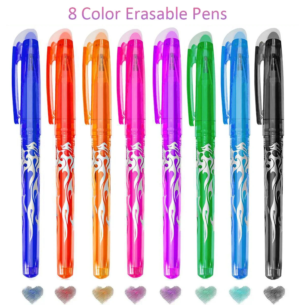 Buy The Best By Artsulli - Art is Long Life Short - Multi-color Erasable Gel Pen 0.7mm Student Writing Creative Drawing Tools Office School