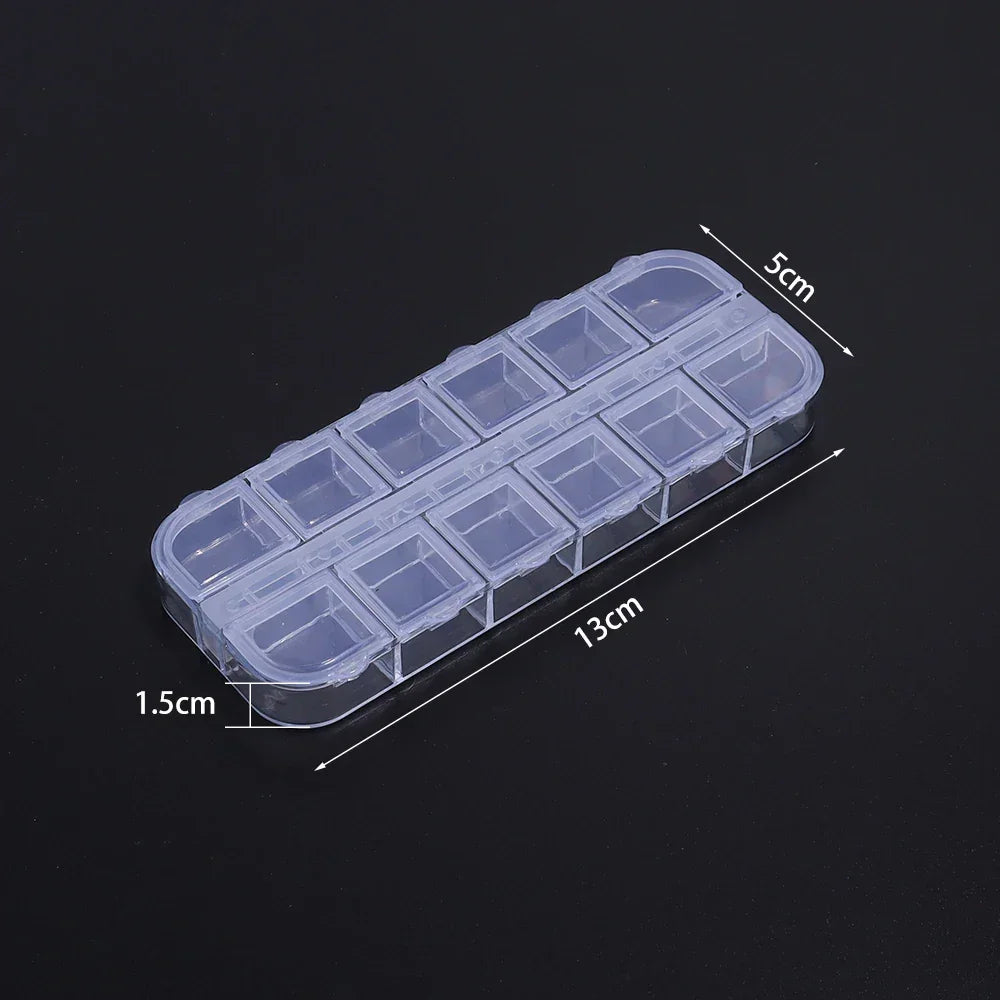 Buy The Best By Artsulli - Art is Long Life Short - Multiple Styles Multi Grids Plastic Box Compartment Storage Organizer for Beads DIY