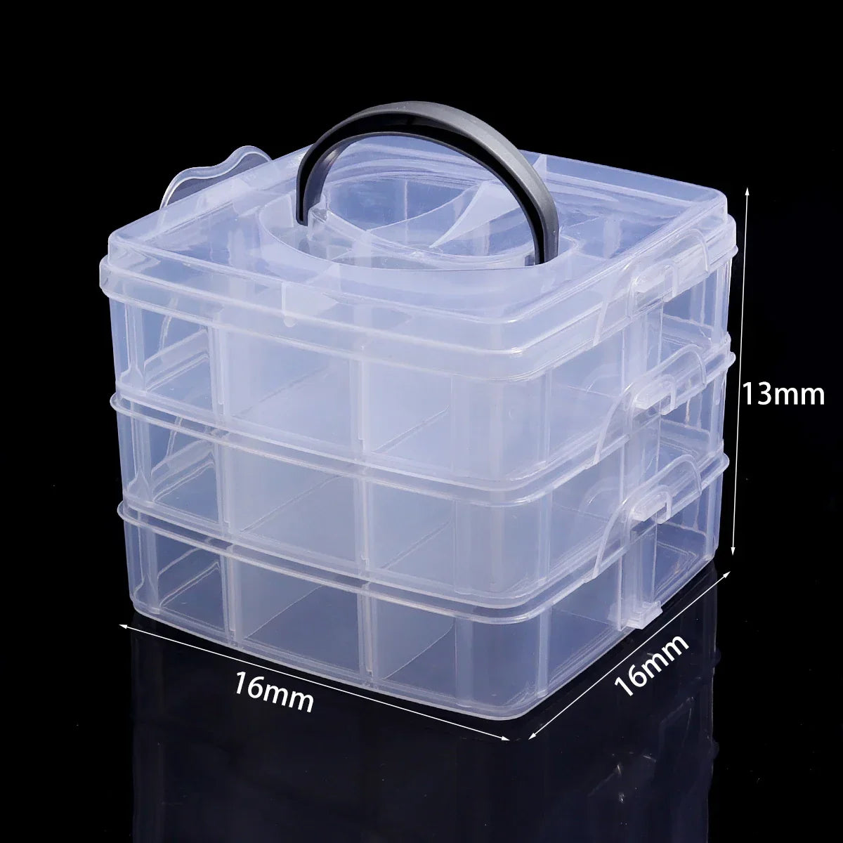Buy The Best By Artsulli - Art is Long Life Short - Multiple Styles Multi Grids Plastic Box Compartment Storage Organizer for Beads DIY