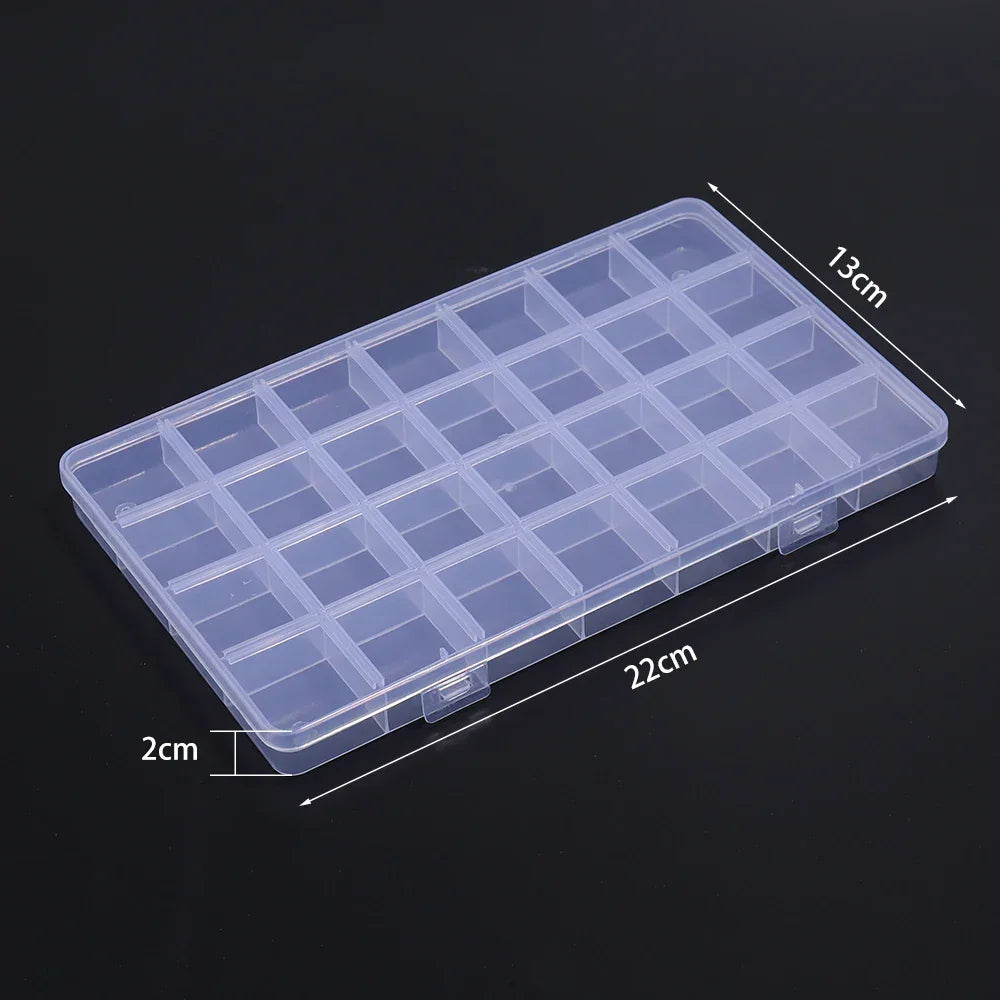 Buy The Best By Artsulli - Art is Long Life Short - Multiple Styles Multi Grids Plastic Box Compartment Storage Organizer for Beads DIY