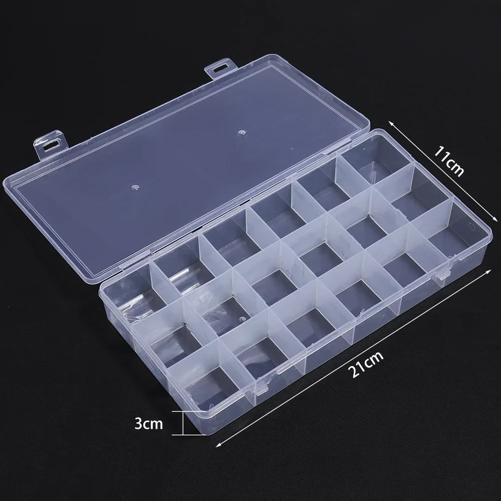 Buy The Best By Artsulli - Art is Long Life Short - Multiple Styles Multi Grids Plastic Box Compartment Storage Organizer for Beads DIY