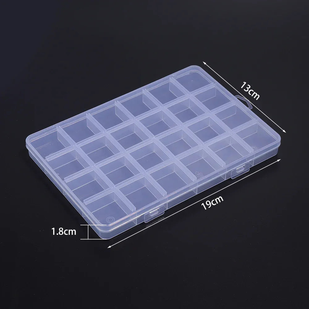 Buy The Best By Artsulli - Art is Long Life Short - Multiple Styles Multi Grids Plastic Box Compartment Storage Organizer for Beads DIY
