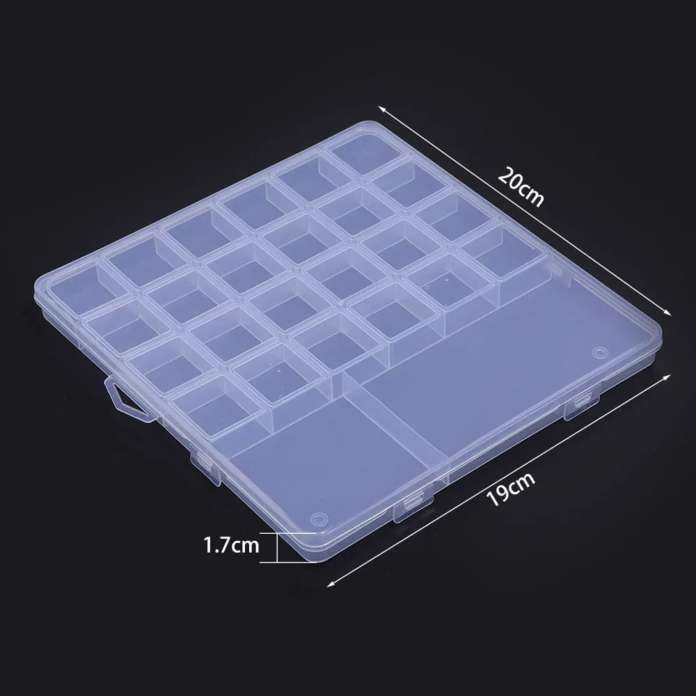 Buy The Best By Artsulli - Art is Long Life Short - Multiple Styles Multi Grids Plastic Box Compartment Storage Organizer for Beads DIY