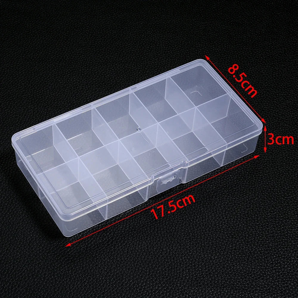 Buy The Best By Artsulli - Art is Long Life Short - Multiple Styles Multi Grids Plastic Box Compartment Storage Organizer for Beads DIY