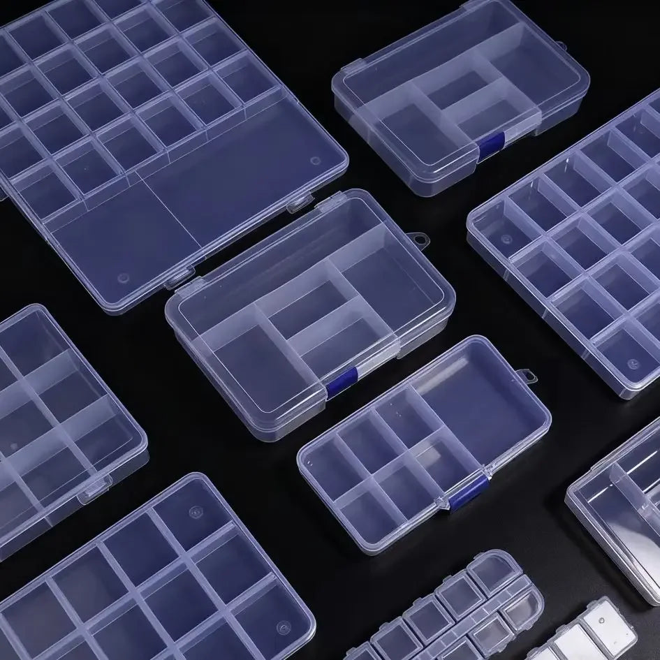Buy The Best By Artsulli - Art is Long Life Short - Multiple Styles Multi Grids Plastic Box Compartment Storage Organizer for Beads DIY