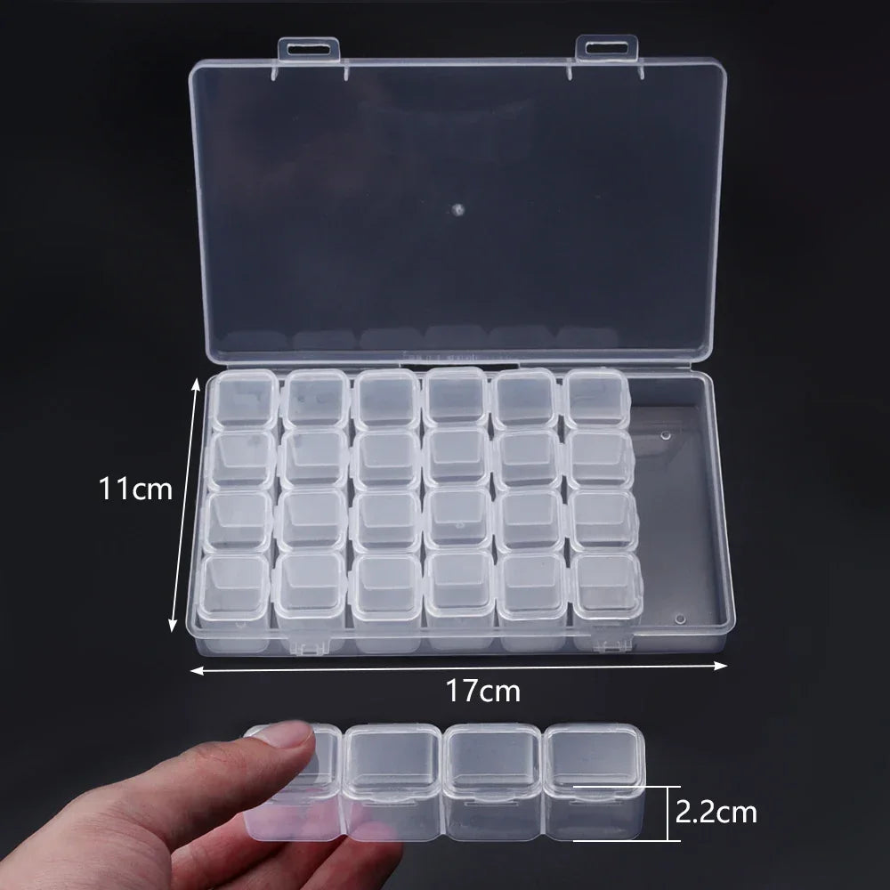 Buy The Best By Artsulli - Art is Long Life Short - Multiple Styles Multi Grids Plastic Box Compartment Storage Organizer for Beads DIY