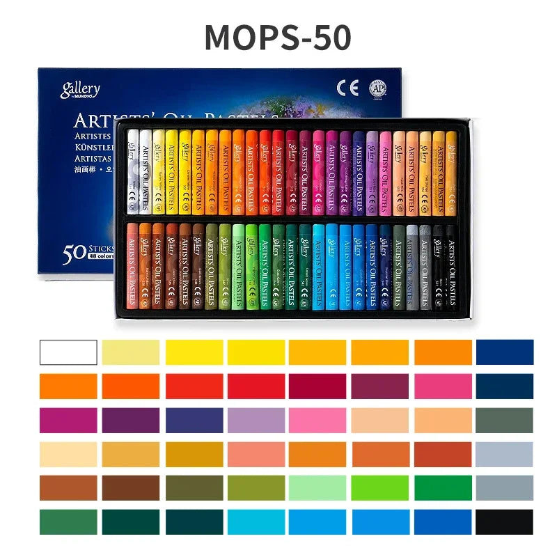 Buy The Best By Artsulli - Art is Long Life Short - MUNGYO Artist Soft Oil Pastel Set Professional Painting Drawing Graffiti Crayons
