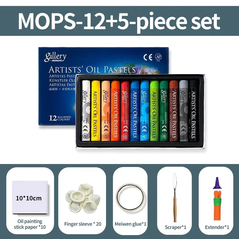 Buy The Best By Artsulli - Art is Long Life Short - MUNGYO Artist Soft Oil Pastel Set Professional Painting Drawing Graffiti Crayons