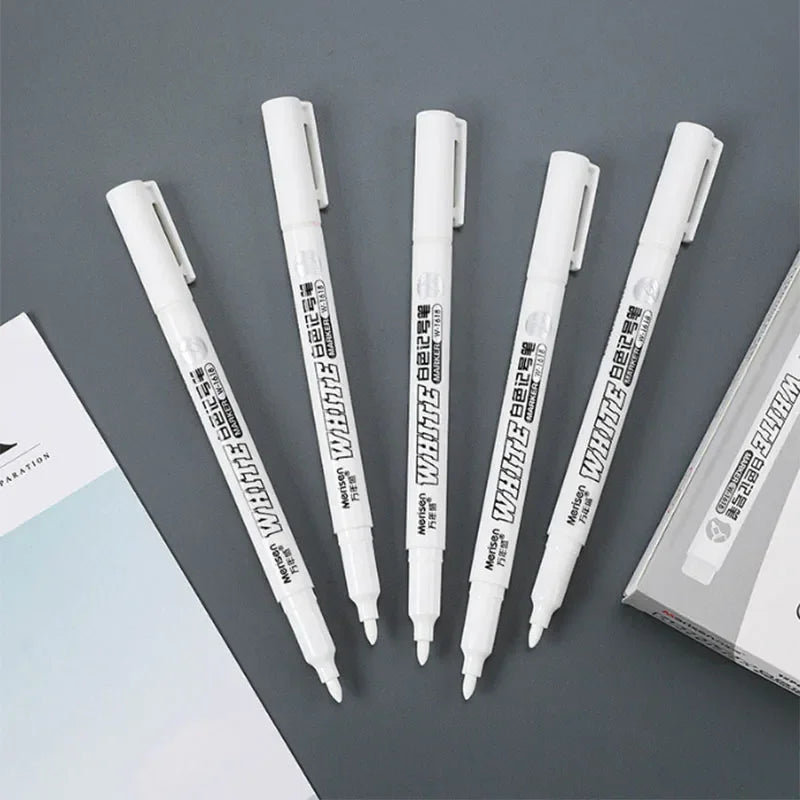 Buy The Best By Artsulli - Art is Long Life Short - New 1/2/3PCS Waterproof Metal Marker Permanent White Paint Pen Washing Painting
