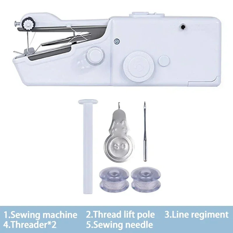 Buy The Best By Artsulli - Art is Long Life Short - New Electric Sewing Machine Portable Quick Handheld Tool Mini Hand Home DIY Apparel