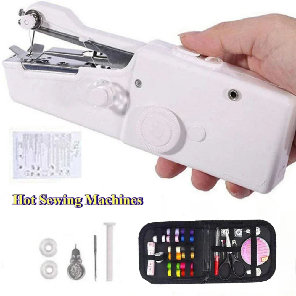 Buy The Best By Artsulli - Art is Long Life Short - New Electric Sewing Machine Portable Quick Handheld Tool Mini Hand Home DIY Apparel