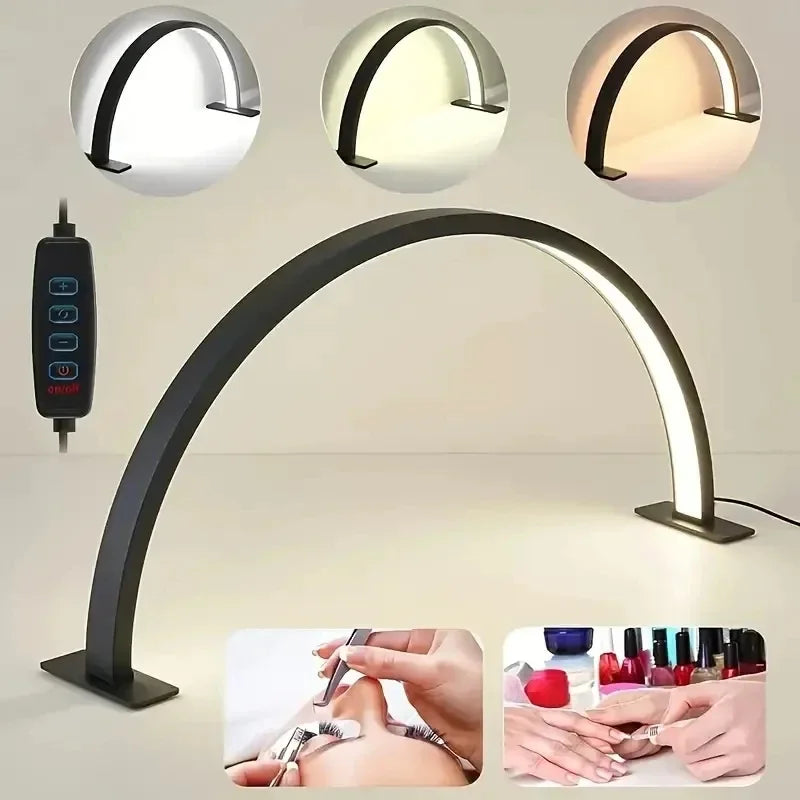 Buy The Best By Artsulli - Art is Long Life Short - New Moon Nail Work Lamp - Beauty Desk Three-color USB Power Supply-Black/White/Pink