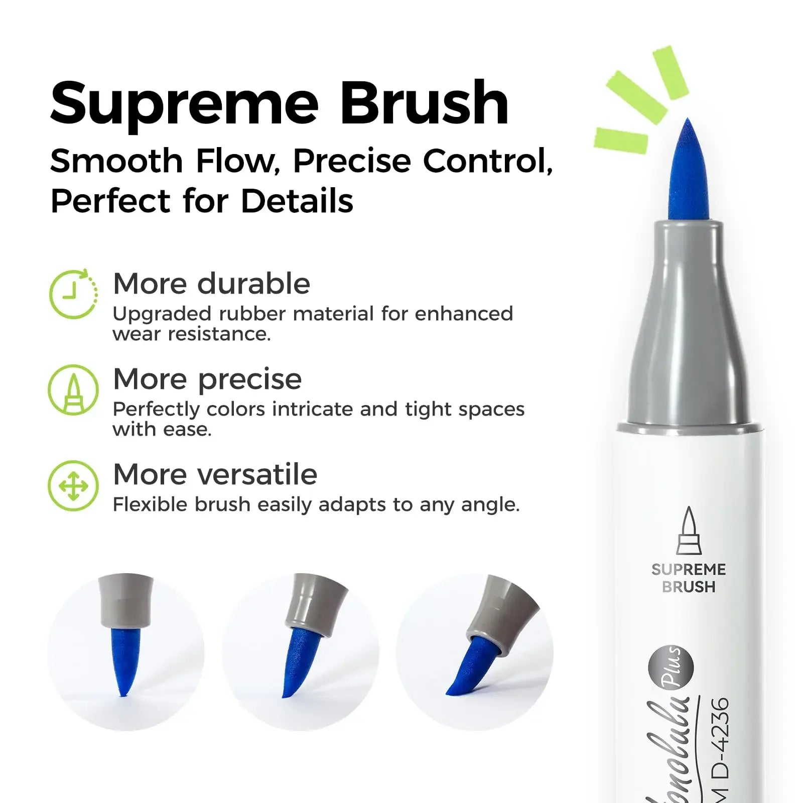 Buy The Best By Artsulli - Art is Long Life Short - Ohuhu Honolulu Plus Marker Pen Set Color Markers Alcohol Refillable Dual Tips
