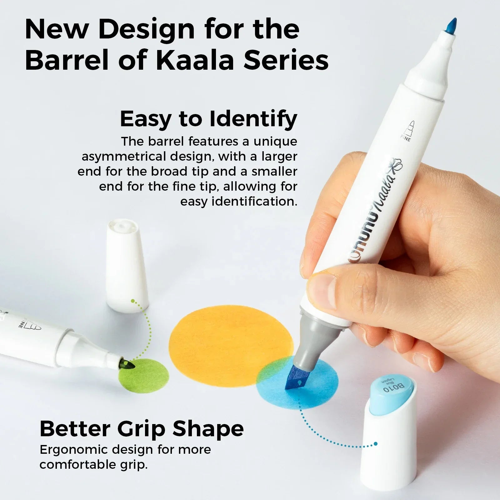 Buy The Best By Artsulli - Art is Long Life Short - Ohuhu Kaala Marker Pen Set Color Markers Alcohol Refillable Dual Tips Sketching Drawing