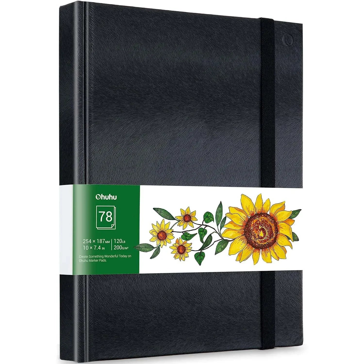 Buy The Best By Artsulli - Art is Long Life Short - Ohuhu Marker Pads Sketchbook Hardcover Notebook Student Painting Drawing Watercolor