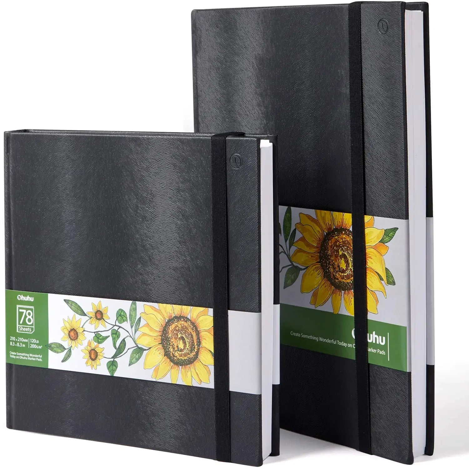 Buy The Best By Artsulli - Art is Long Life Short - Ohuhu Marker Pads Sketchbook Hardcover Notebook Student Painting Drawing Watercolor