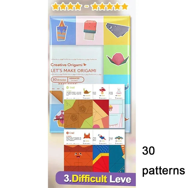 Buy The Best By Artsulli - Art is Long Life Short - Origami Kit with 30/96 Sheets Paper & Guide Book DIY Craft for Beginners kids，Multiple