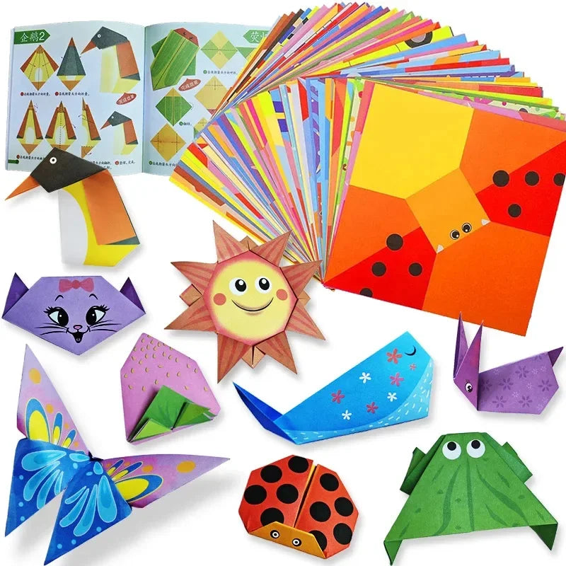 Buy The Best By Artsulli - Art is Long Life Short - Origami Kit with 30/96 Sheets Paper & Guide Book DIY Craft for Beginners kids，Multiple