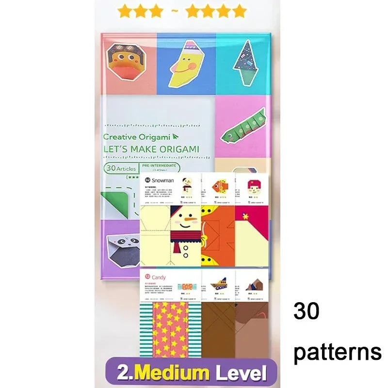 Buy The Best By Artsulli - Art is Long Life Short - Origami Kit with 30/96 Sheets Paper & Guide Book DIY Craft for Beginners kids，Multiple