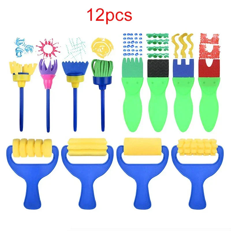 Buy The Best By Artsulli - Art is Long Life Short - Painting Printing Sponge Brush Office Culture Educational Supplies Craft Drawing Tools