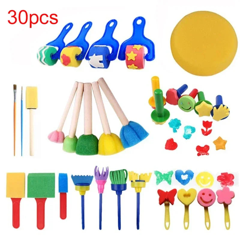 Buy The Best By Artsulli - Art is Long Life Short - Painting Printing Sponge Brush Office Culture Educational Supplies Craft Drawing Tools