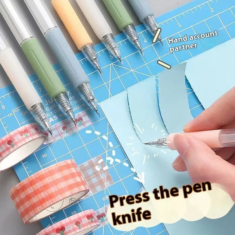 Buy The Best By Artsulli - Art is Long Life Short - Paper Cut Knife Pen Refill Utility Scrapbooking Cutting Tool Sticker Tape Cutter