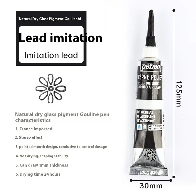 Buy The Best By Artsulli - Art is Long Life Short - PEBEO Acrylic Paint 20 ML Waterproof Tube Wood/Canvas/Fabric Painting Rich Glass