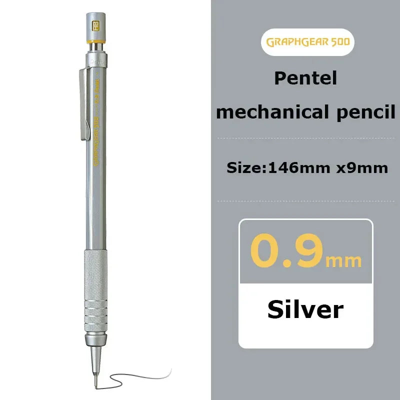 Buy The Best By Artsulli - Art is Long Life Short - Pentel Mechanical Pencil GraphGear 500 Non-Breakable Lead Auto Pencils Professional