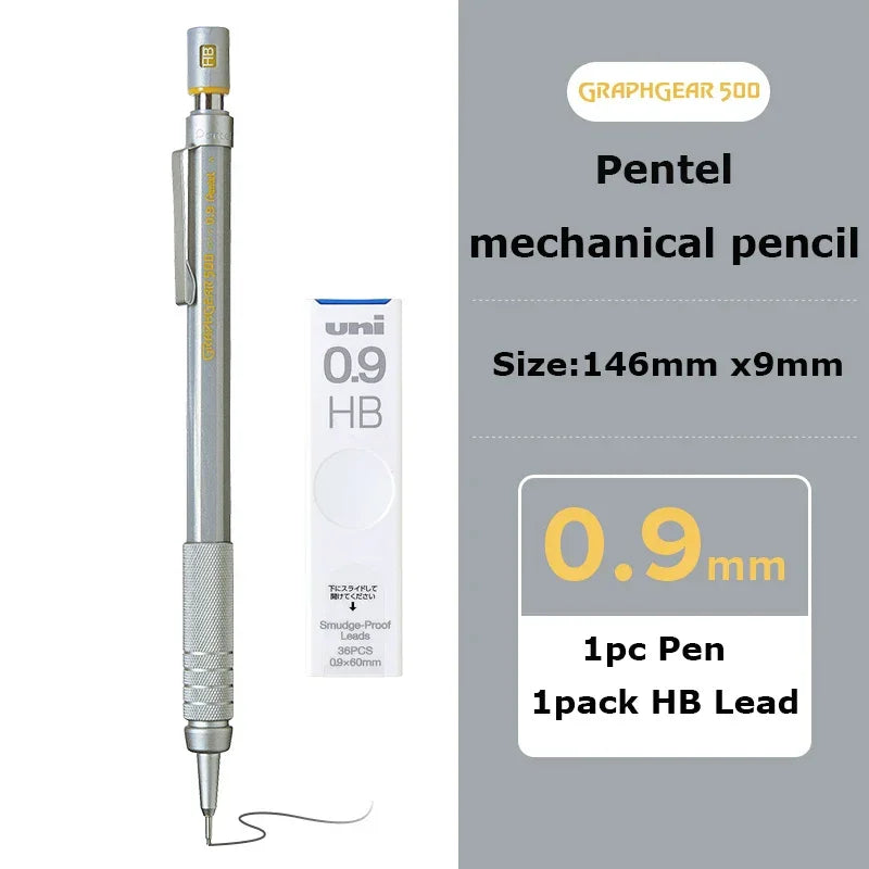 Buy The Best By Artsulli - Art is Long Life Short - Pentel Mechanical Pencil GraphGear 500 Non-Breakable Lead Auto Pencils Professional