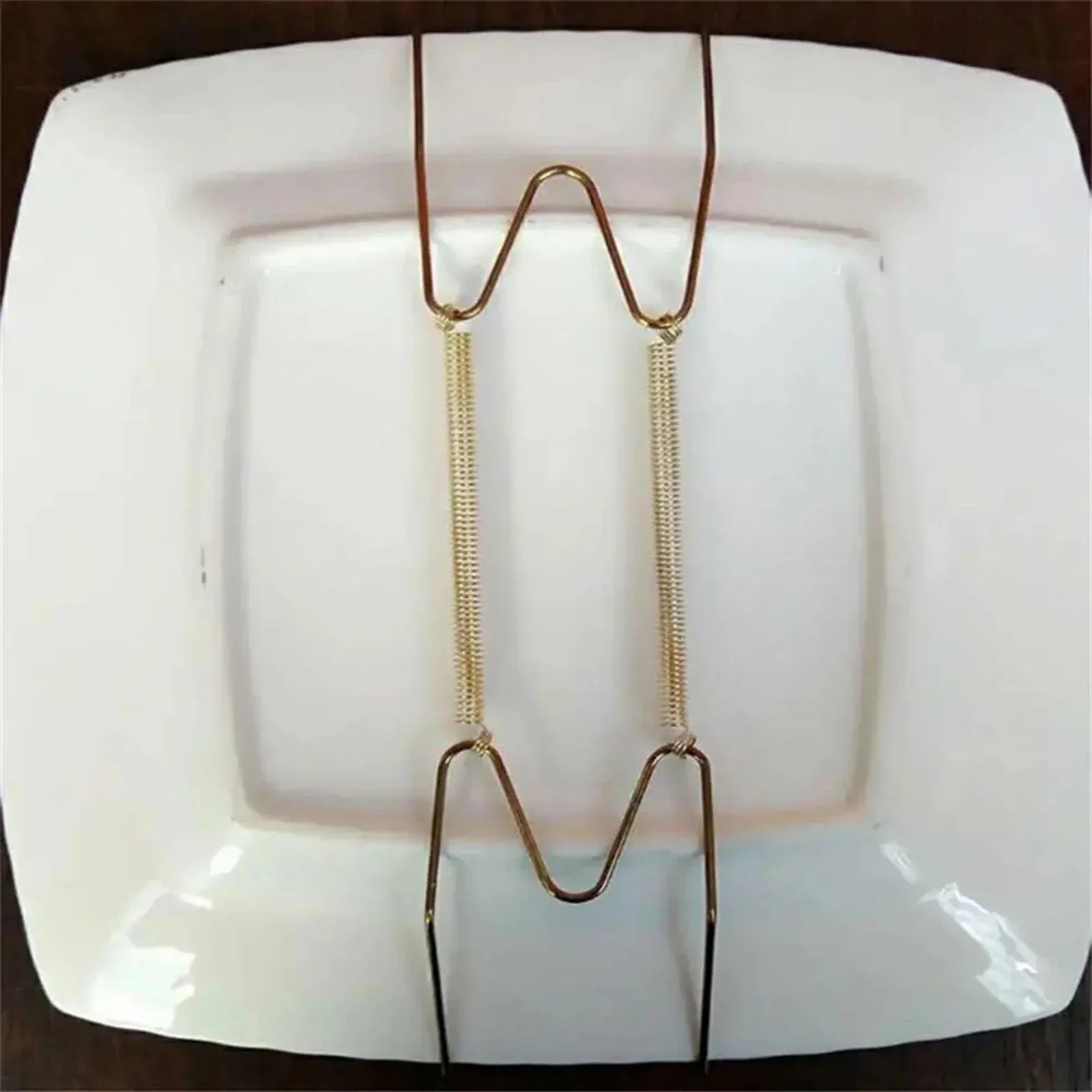 Buy The Best By Artsulli - Art is Long Life Short - Plate Hanger for Wall Durable Dish Display Holders Spring Hook Holder Antique China