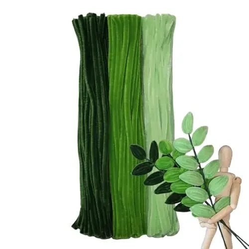Buy The Best By Artsulli - Art is Long Life Short - Plush Stick 30cm Chenille Stems Twisting Bar Pipe Cleaners Craft stamen Kids Creative