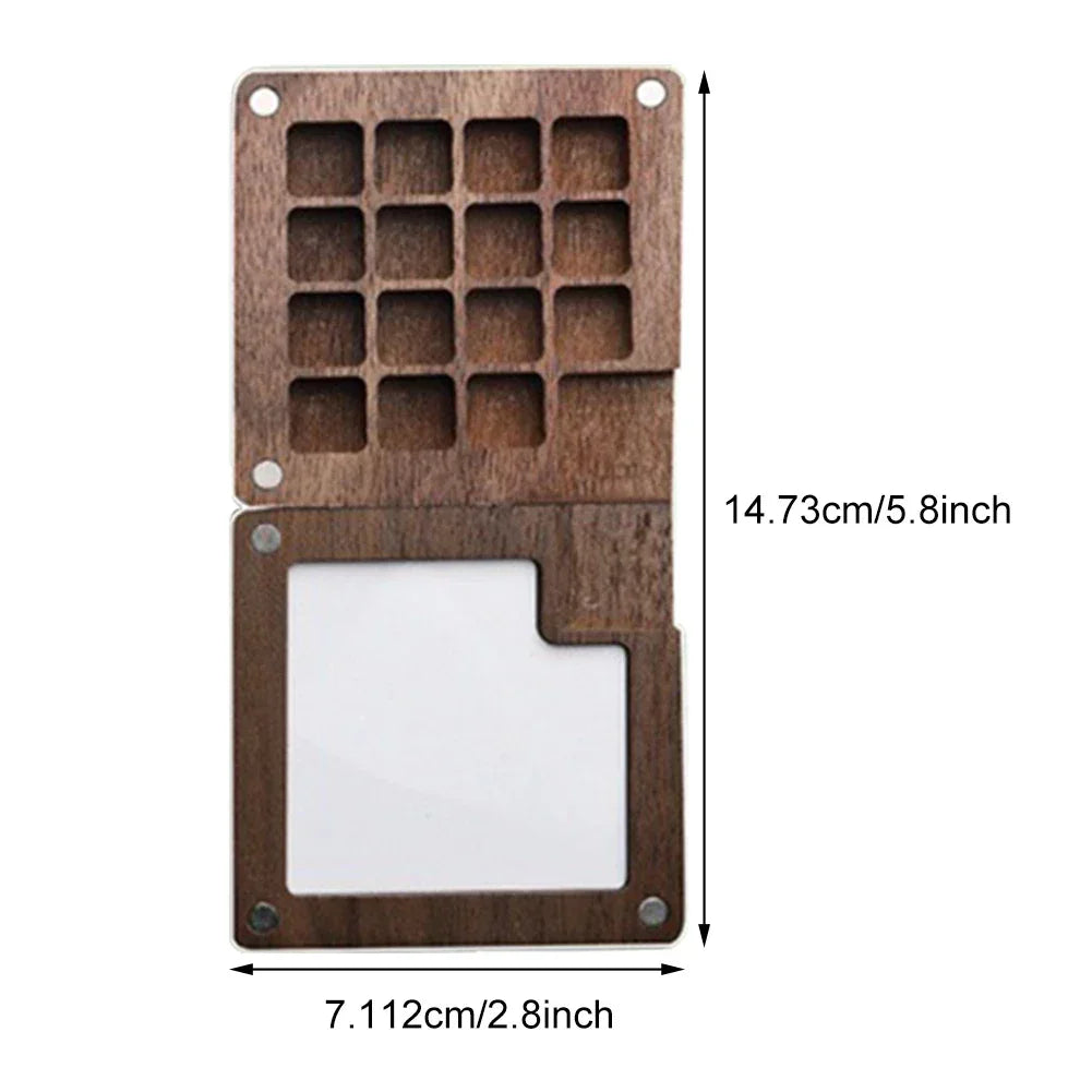 Buy The Best By Artsulli - Art is Long Life Short - Portable 8/15-color Watercolor Paint Box Set Mini Palette Packaging for Students Travel