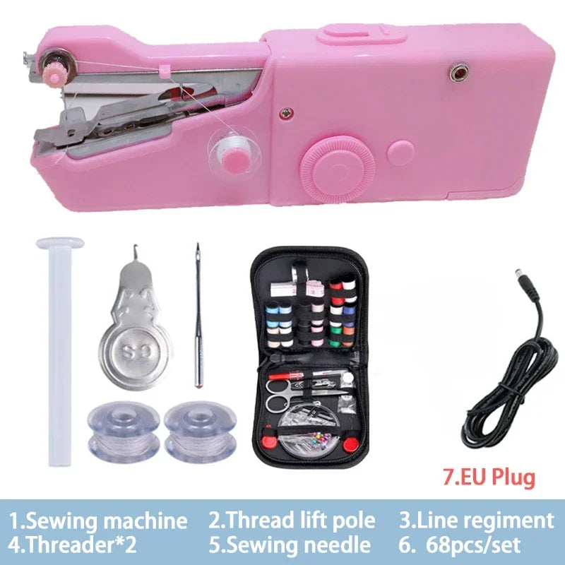 Buy The Best By Artsulli - Art is Long Life Short - Portable Manual Sewing Machine Handheld Rope-free Electric Quick Build DIY Apparel