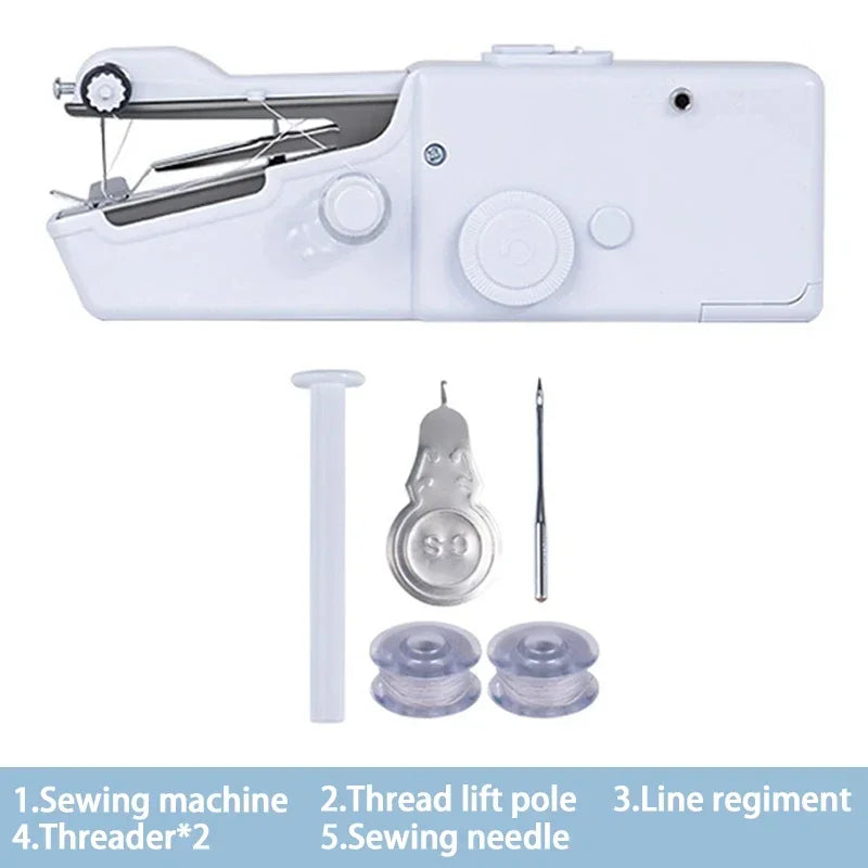 Buy The Best By Artsulli - Art is Long Life Short - Portable Manual Sewing Machine Handheld Rope-free Electric Quick Build DIY Apparel