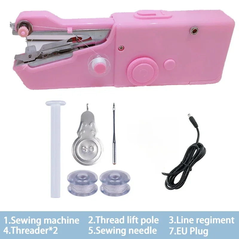 Buy The Best By Artsulli - Art is Long Life Short - Portable Manual Sewing Machine Handheld Rope-free Electric Quick Build DIY Apparel