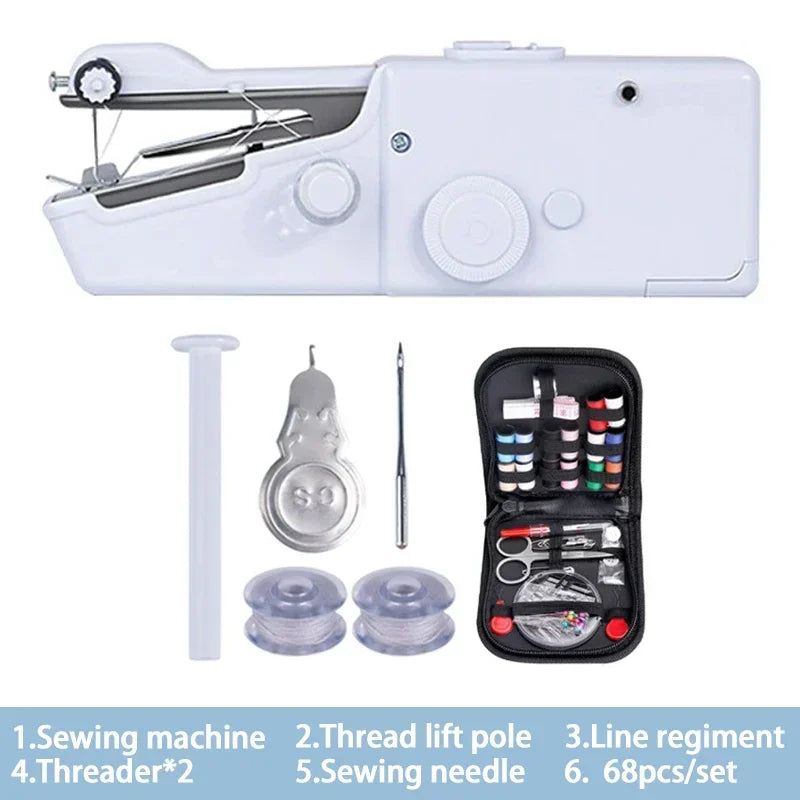 Buy The Best By Artsulli - Art is Long Life Short - Portable Manual Sewing Machine Handheld Rope-free Electric Quick Build DIY Apparel