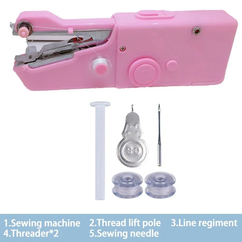 Buy The Best By Artsulli - Art is Long Life Short - Portable Sewing Machine Manual Handheld Rope-free Electric Quick Build DIY Apparel