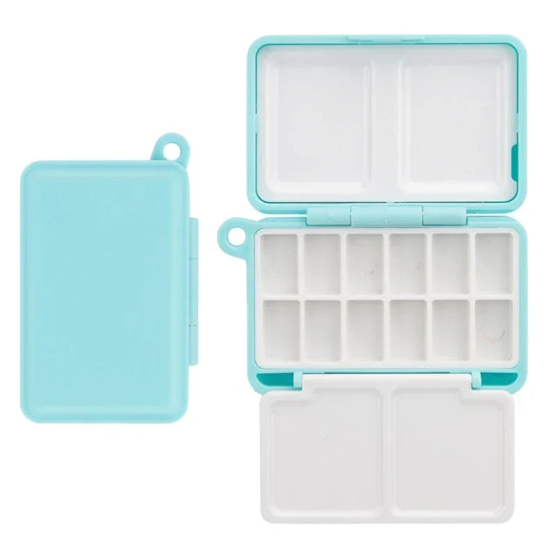 Buy The Best By Artsulli - Art is Long Life Short - Portable Travel Watercolor Plastic Painting Box with Palette Half Pan Mini Paint