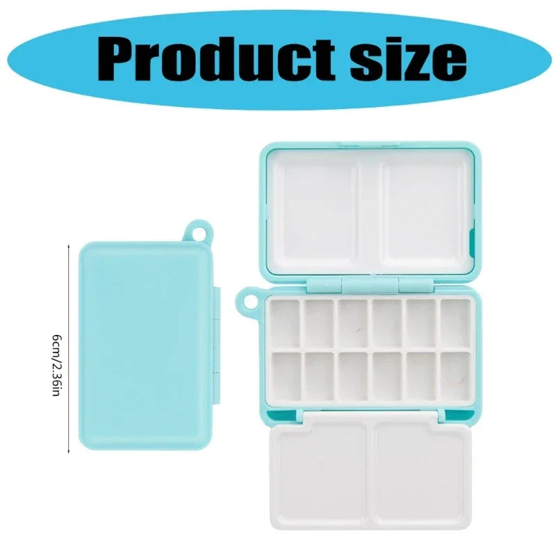 Buy The Best By Artsulli - Art is Long Life Short - Portable Travel Watercolor Plastic Painting Box with Palette Half Pan Mini Paint