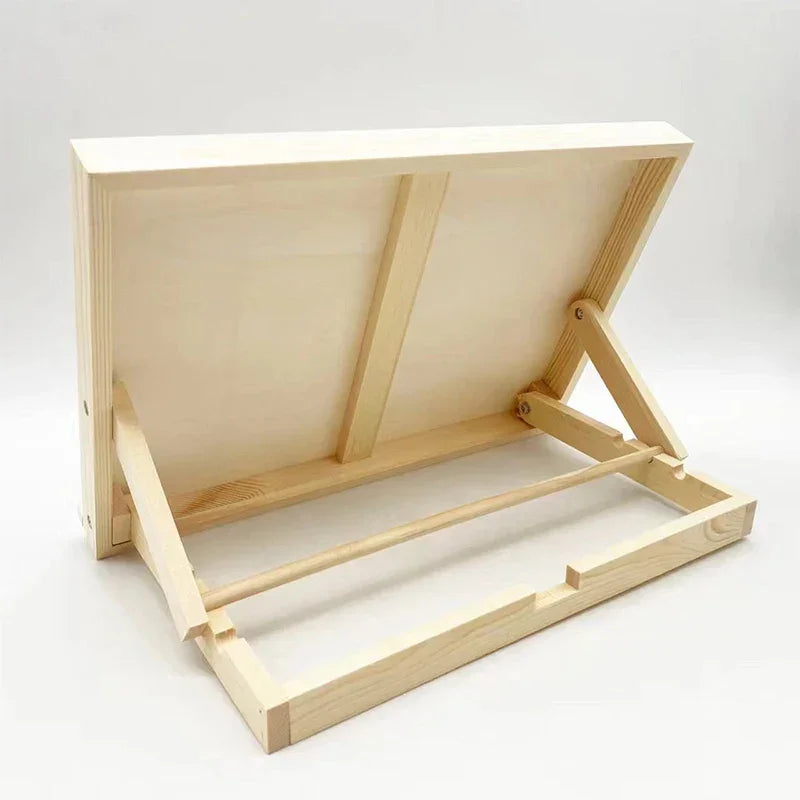 Buy The Best By Artsulli - Art is Long Life Short - Portable Wood Drawing Easel Supply Foldable Tabletop Lightweight Adjustable Sketching