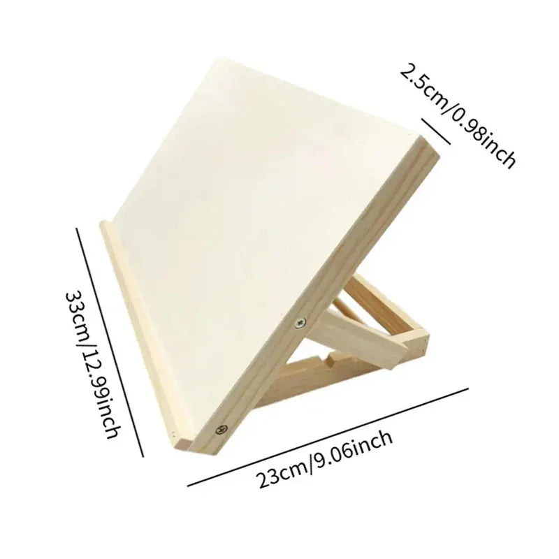 Buy The Best By Artsulli - Art is Long Life Short - Portable Wood Drawing Easel Supply Foldable Tabletop Lightweight Adjustable Sketching