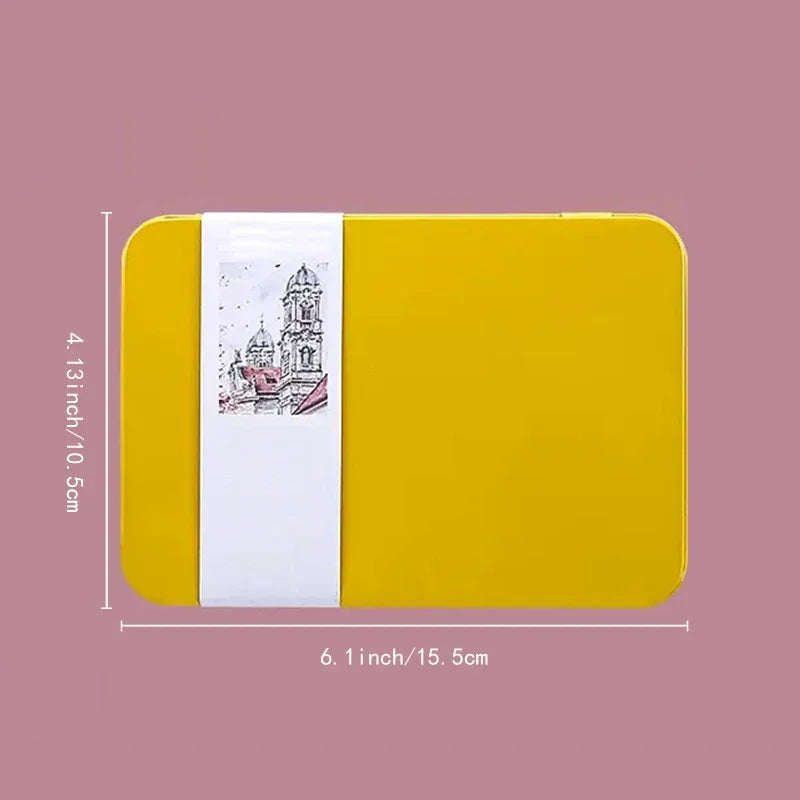 Buy The Best By Artsulli - Art is Long Life Short - Potentate Watercolor Book Artist-grade Cotton A6 Rough-grained Paper 300g Postcard Tin