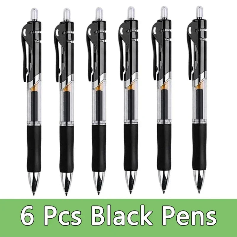 Buy The Best By Artsulli - Art is Long Life Short - Press Gel Pen Signature pens Blue Black Red Refill Bullet tip School office supplies