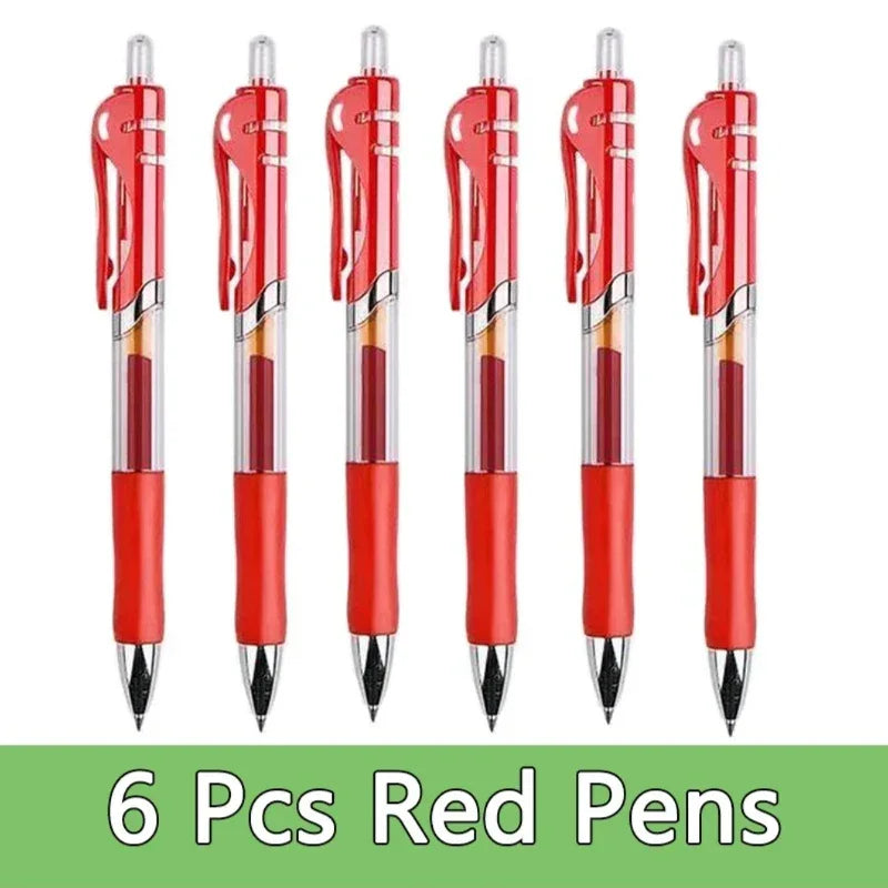 Buy The Best By Artsulli - Art is Long Life Short - Press Gel Pen Signature pens Blue Black Red Refill Bullet tip School office supplies