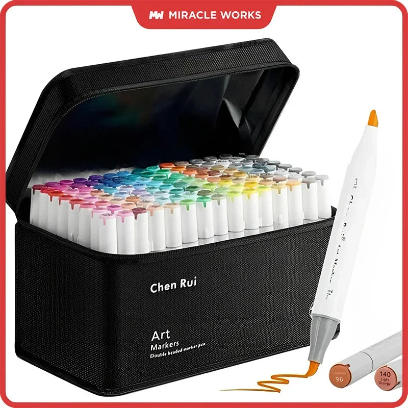 Buy The Best By Artsulli - Art is Long Life Short - Professional Marker Set Artist Drawing Alcohol Markers Dual Tip(Brush Tip + Broad Tip)