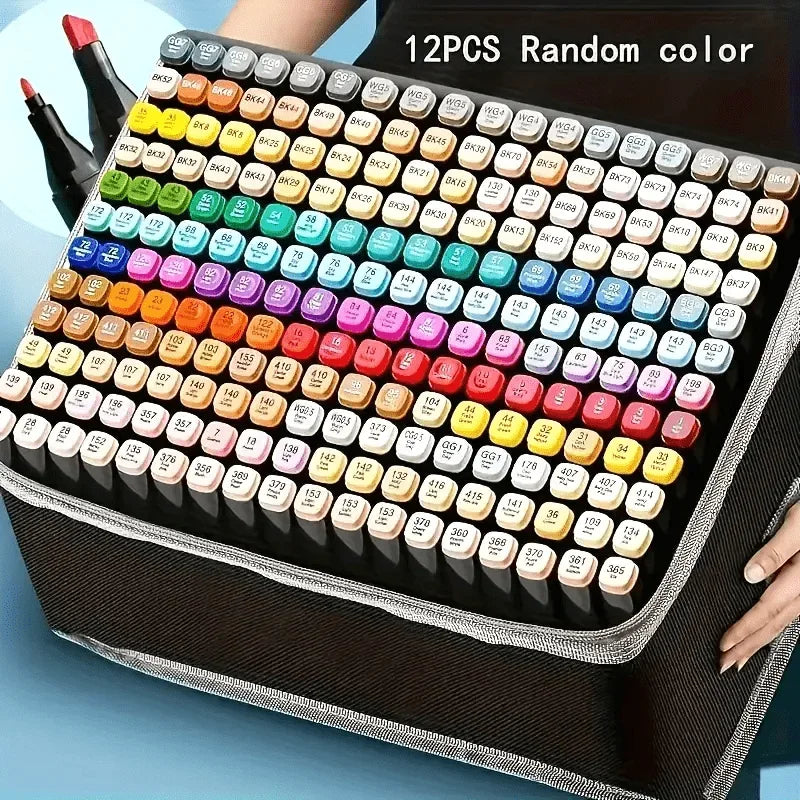 Buy The Best By Artsulli - Art is Long Life Short - Professional Permanent Sketch Markers – Colored Dual-Head Set for Illustrations &