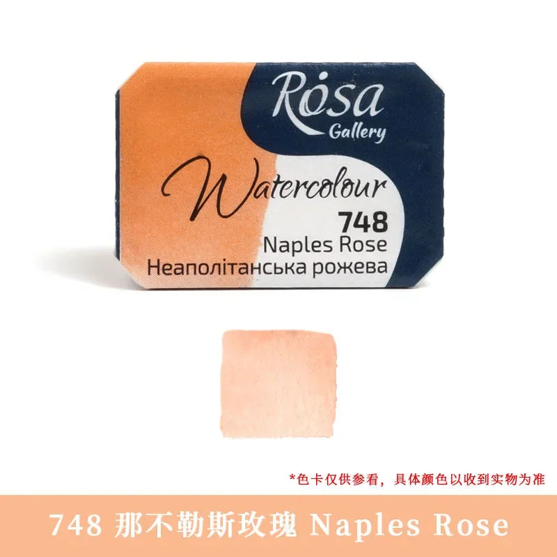 Buy The Best By Artsulli - Art is Long Life Short - ROSA Artist-grade Solid Watercolor Paint Full Block 2.5ML Monochrome Self-selected