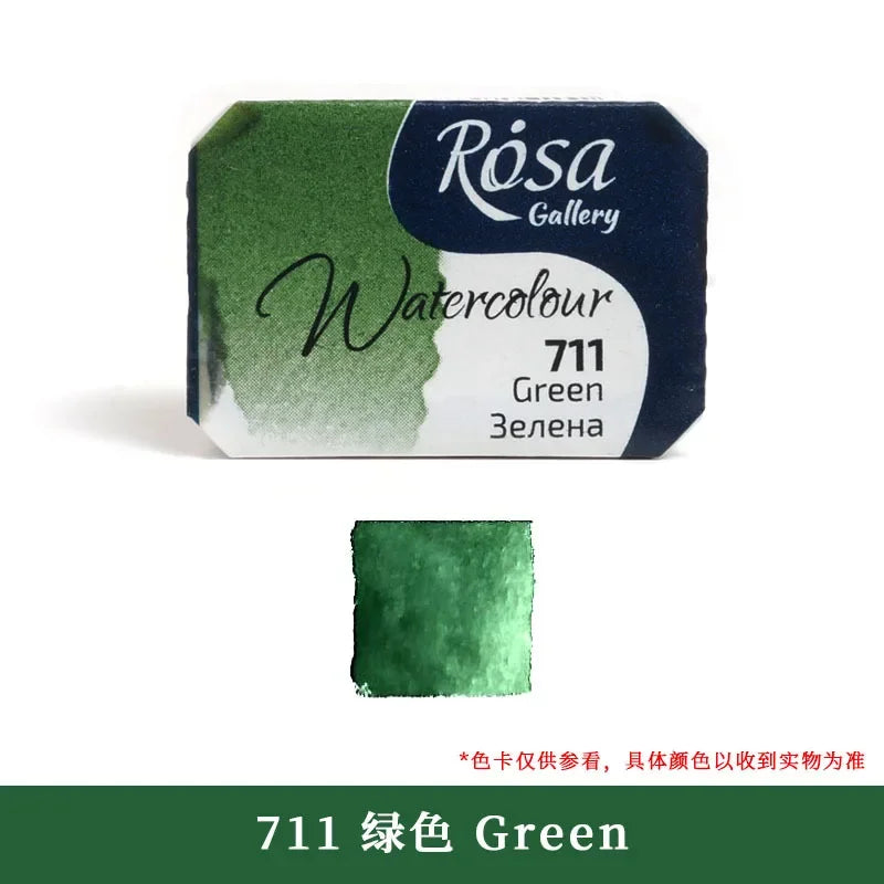 Buy The Best By Artsulli - Art is Long Life Short - ROSA Artist-grade Solid Watercolor Paint Full Block 2.5ML Monochrome Self-selected