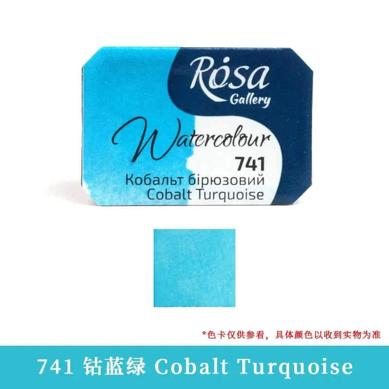Buy The Best By Artsulli - Art is Long Life Short - ROSA Artist-grade Solid Watercolor Paint Full Block 2.5ML Monochrome Self-selected