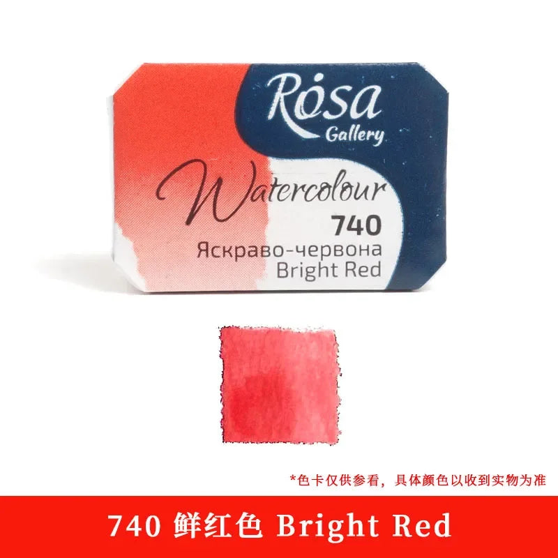 Buy The Best By Artsulli - Art is Long Life Short - ROSA Artist-grade Solid Watercolor Paint Full Block 2.5ML Monochrome Self-selected